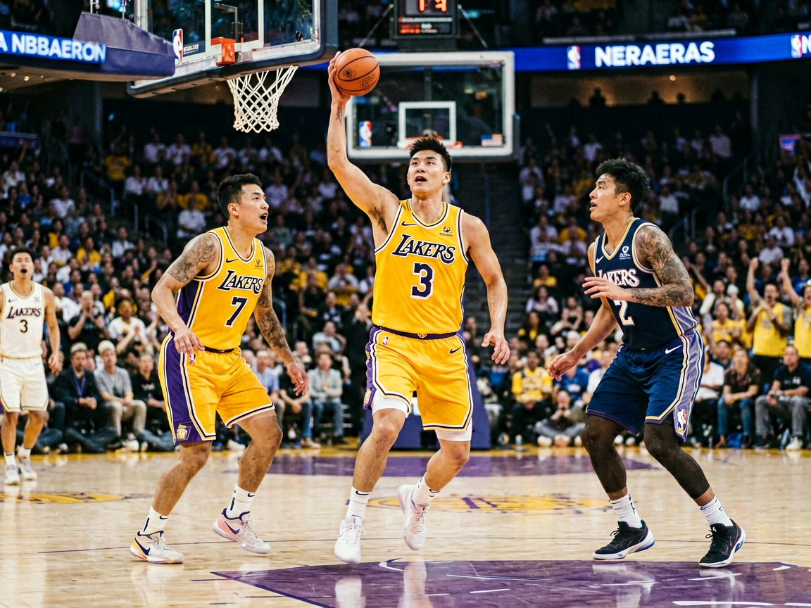 NBA常规赛比赛场景